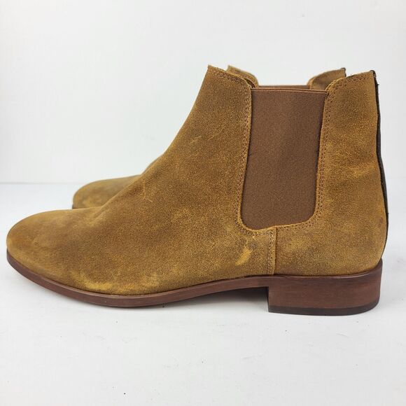 Shoe The Bear Chelsea Shoes Suede Pull On Plain Toe Boots - Picture 4 of 15